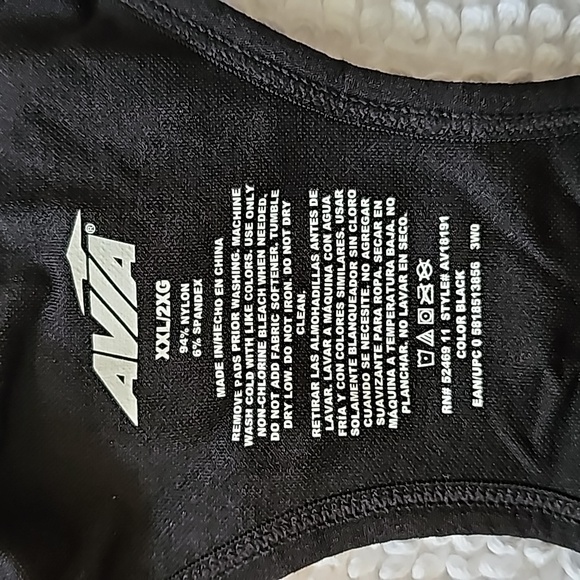 NWOT AVIA SPORTS BRA SIZE XXL - Picture 2 of 3